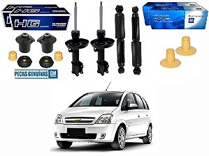KIT AMORTECEDOR DIANTEIRO TRASEIRO NAKATA ORIGINAL CHEVROLET MERIVA 1.8 2004 A 2012