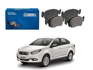 PASTILHA FREIO DIANTEIRA COBREQ ORIGINAL FIAT GRAND SIENA 1.6 2017 A 2022