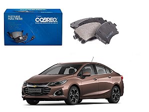 PASTILHA FREIO DIANTEIRA COBREQ CHEVROLET CRUZE SEDAN 1.4 2017 A 2020