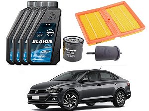 KIT TROCA DE FILTROS ELAION VOLKSWAGEN VIRTUS 1.0 TSI 2017 A 2020