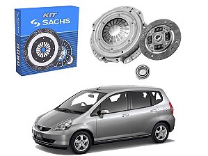 KIT EMBREAGEM SACHS HONDA FIT 1.4 2003 A 2008