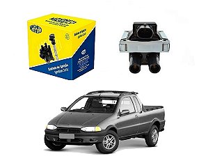 BOBINA DE IGNIÇÃO MARELLI FIAT STRADA 1.5 8V 1.6 8V 1998 A 2000