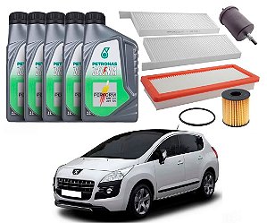 KIT REVISAO FILTROS CABINE PEUGEOT 3008 1.6 THP 2011 A 2014