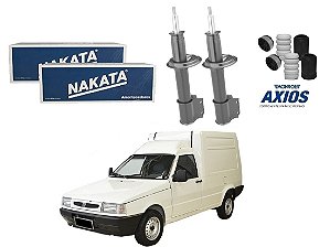 KIT AMORTECEDOR DIANTEIRO NAKATA AXIOS ORIGINAL FIAT FIORINO 1.5 1.6 1998 A 2004