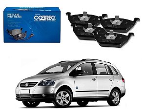 PASTILHA FREIO DIANTEIRO COBREQ VOLKSWAGEN SPACEFOX 1.6 2006 A 2009