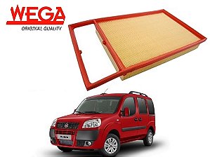 FILTRO DE AR WEGA FIAT DOBLO 1.6 1.8 ETORQ 2011 A 2020