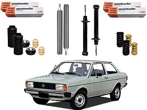 KIT AMORTECEDOR DIANTEIRO TRASEIRO COFAP VOLKSWAGEN VOYAGE QUADRADO G1 1.6 1.8 1980 A 1986