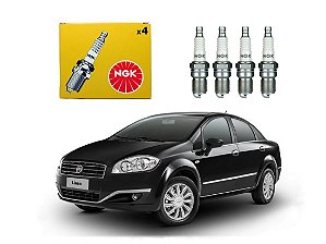 JOGO VELAS IGNIÇÃO NGK FIAT LINEA 1.8 16V 2015 A 2019