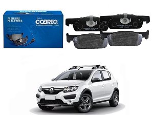 PASTILHA FREIO DIANTEIRA COBREQ ORIGINAL RENAULT SANDERO STEPWAY 1.6 2014 A 2019
