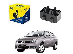 BOBINA DE IGNIÇÃO MAGNETI MARELLI RENAULT CLIO SEDAN 1.0 8V 1.6 8V 2003 A 2007