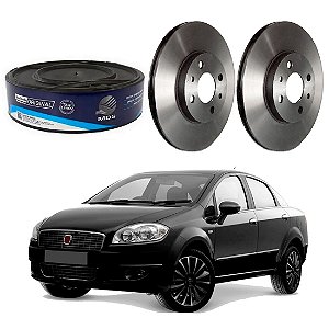 DISCO FREIO DIANTEIRO MDS FIAT PUNTO 1.4 1.6 1.8 2011 A 2017