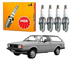 JOGO VELAS IGNIÇÃO NGK VOLKSWAGEN PARATI 1.6 CHT 1985 A 1991