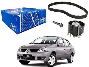 KIT CORREIA DENTADA TENSOR SKF RENAULT CLIO SEDAN 1.0 16V 2000 A 2011