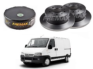 DISCO FREIO TRASEIRO FREMAX CITROËN JUMPER 2.3 2010 A 2017