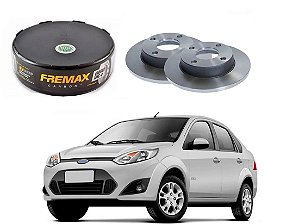 DISCO FREIO DIANTEIRO FREMAX FORD FIESTA SEDAN 1.0 2011 A 2014