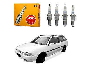 JOGO VELAS IGNIÇÃO NGK VOLKSWAGEN PARATI 1.6 MI 1.8 MI 2.0 MI 1997 A 2002