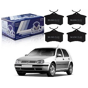 PASTILHA FREIO TRASEIRO SYL ORIGINAL VOLKSWAGEN GOLF 1.6 2.0 2007 A 2013
