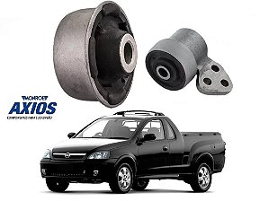 PAR BUCHA BANDEJA DIANTEIRA AXIOS CHEVROLET MONTANA 1.4 2009 A 2010
