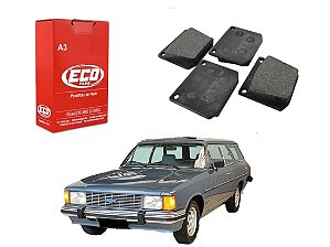 PASTILHA FREIO DIANTEIRA ECOPADS CHEVROLET CARAVAN 2.5 4.1 1986 A 1992