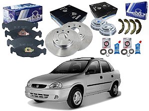 PASTILHA SYL DISCO SAPATA TAMBOR ROLAMENTO CHEVROLET CORSA CLASSIC CORSA SEDAN 1.0 1996 A 2009