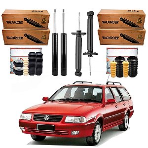 KIT AMORTECEDOR DIANTEIRO TRASEIRO MONROE VOLKSWAGEN SANTANA QUANTUM 1.8 2.0 1995 A 2006