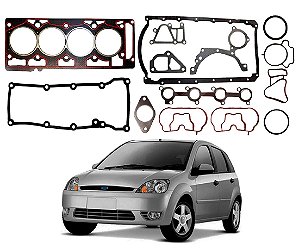JOGO JUNTA MOTOR TARANTO FORD FIESTA 1.6 2003 A 2006