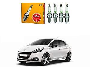 JOGO VELAS IGNIÇÃO NGK PEUGEOT 208 1.5 8V 2013 A 2016