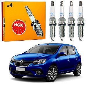 JOGO VELAS IGNIÇÃO NGK RENAULT DUSTER OROCH 1.6 16V 2016 A 2019