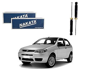 PAR AMORTECEDOR TRASEIRO NAKATA FIAT PALIO 1.0 1.4 1.8 2004 A 2009