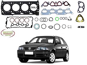 JOGO JUNTA CABEÇOTE BASTOS VOLKSWAGEN GOL 1.0 16V TURBO 2000 A 2005