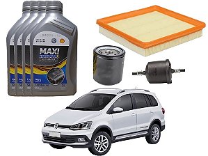 KIT TROCA DE FILTROS VOLKSWAGEN SPACECROSS 1.6 16V 2014 A 2020