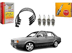 KIT VELA CABO NGK ORIGINAL VOLKSWAGEN VOYAGE 1.6 1.8 2.0 AP 1985 A 1995