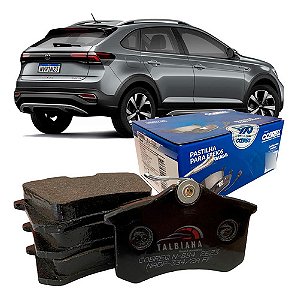 Pastilha De Freio Traseira Nivus 1.0 Tsi 2020 2021 2022 2023