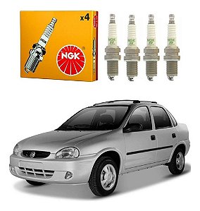 Jogo Velas Ngk Chevrolet Prisma 1.0 Flex 2015