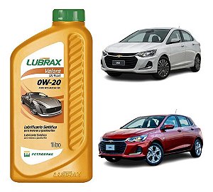 Oleo De Motor Lubrax Valora 0w20 Sintético Ilsac Gf-5 1lt