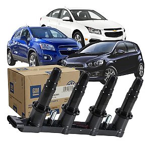 Bobina De Ignição Cruze Tracker 1.6 1.8 16v Sonic 1.6 Gm