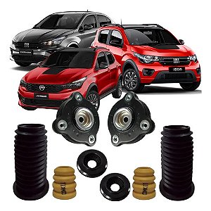 Kit Coxim Batente Amortecedor Dianteiro Mobi/cronos/argo