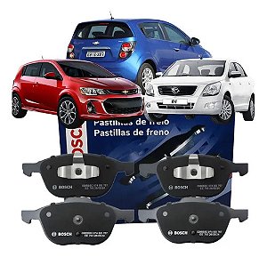 Jogo De Pastilha Freio Dianteiro Bosch Gm Cobalt Sonic Spin