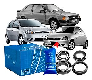 Par Kit Rolamento Roda Traseiro Ford Ka 1.0 2010