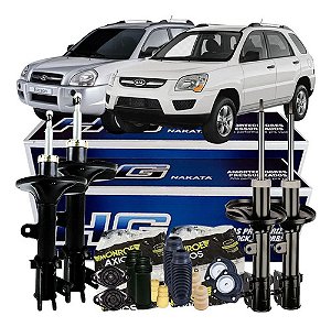 Par Amortecedor Dianteiro Traseiro + Kits Coxim Axios Tucson