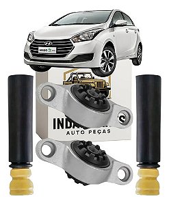 Kit Coxim Batente Amortecedor Traseiro Hyundai Hb20 2012/24
