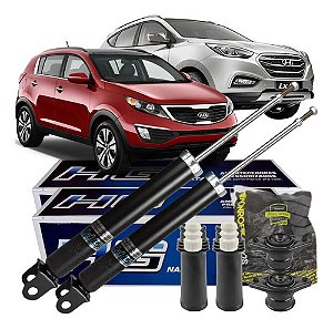 Par Amortecedor Batente Coxim Traseiro Ix35 Sportage