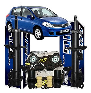 Kit Amortecedor Dianteiro Traseiro Nakata Tiida 2007 A 2013