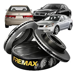 Par Disco Freio Dianteiro Honda Accord 2003 A 2007 2.0 2.4