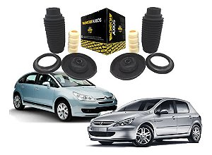 Par Kit Batente Dianteiro Peugeot 408 2012 Original Axios