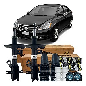 Par Amortecedor Monroe Axios Batente Coxim Rolamento Sentra
