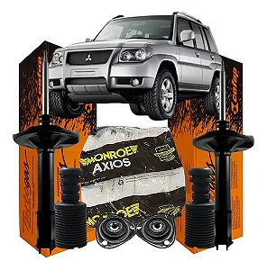 Par 2 Amortecedor Cofap + Kits Axios Pajero Tr4 2012 2013