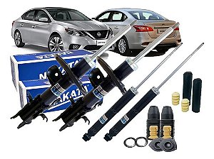 Kit Amortecedor Dianteiro Traseiro Completo Nakata Sentra