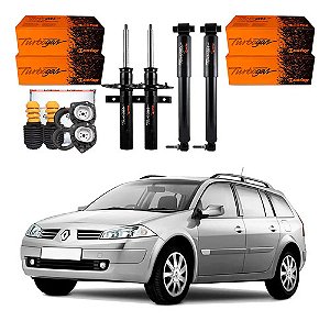 Kit Amortecedor Dianteiro Traseiro, Megane Sedan 2.0 2008