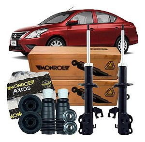 Kit Amortecedor Dianteiro Coxim Coifa Batente Axios Versa